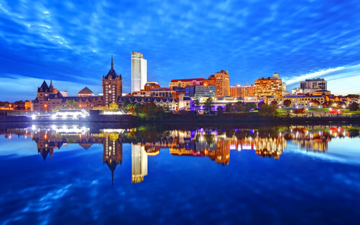 Albany is the capital of the U.S. state of New York and the seat of Albany County. Albany is located on the west bank of the Hudson River