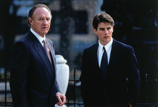 Gene Hackman and Tom Cruise were joined by Holly Hunter, Jeanne Tripplehorn, Hal Holbrook, Gary Busey,  Wilford Brimley and Ed Harris in the all-star cast of the set-and-made-in-Memphis "The Firm."