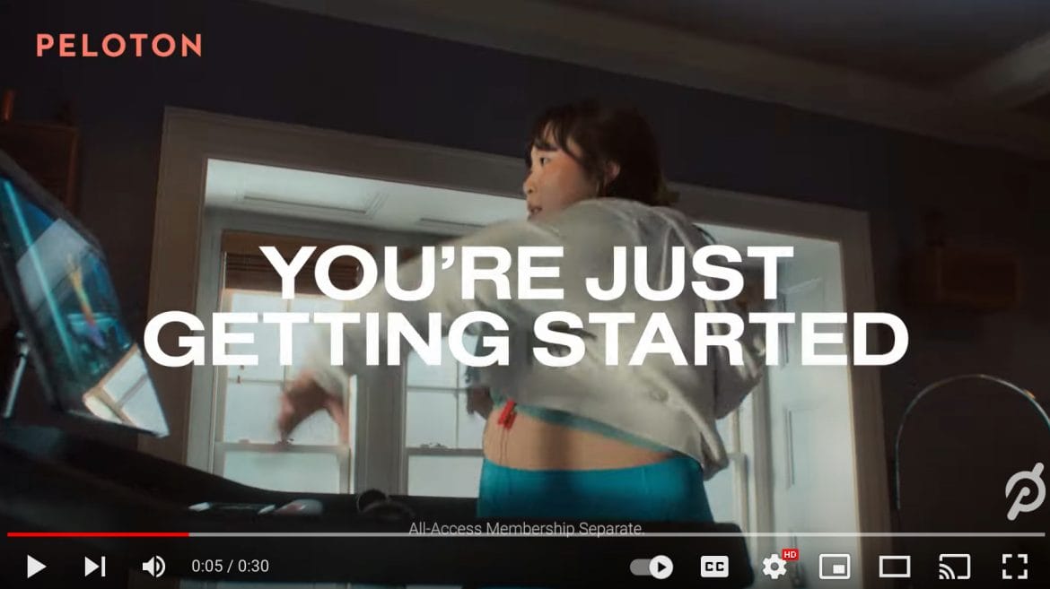 Peloton "This Goes Out to the Real Ones" ad